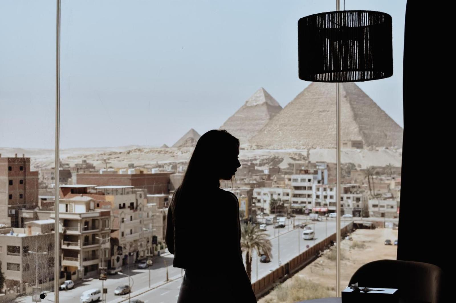 Rotana Pyramids View Hostel Nazlet el-Sîsi Buitenkant foto